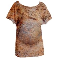 Shell Fossil Ii Women s Oversized Tee by okhismakingart