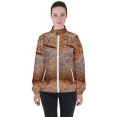 Shell Fossil Ii Women s High Neck Windbreaker by okhismakingart