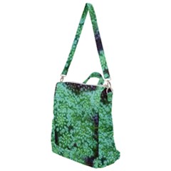 Green Queen Anne s Lace Landscape Crossbody Backpack by okhismakingart