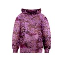 Pink Queen Anne s Lace Landscape Kids  Pullover Hoodie View1