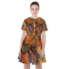 Rainbow Fossil Sailor Dress by okhismakingart