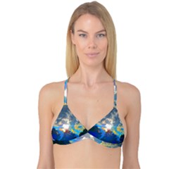 Broken Sky Reversible Tri Bikini Top by okhismakingart