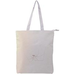 Hanging Spider Double Zip Up Tote Bag by okhismakingart