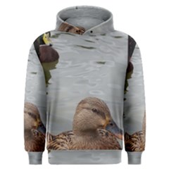 Framed Ducks Men s Overhead Hoodie by okhismakingart