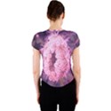 Pink Closing Queen Annes Lace Crew Neck Crop Top View2