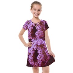 Purple Closing Queen Annes Lace Kids  Cross Web Dress