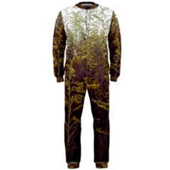 Purple And Yellow Goldenrod Onepiece Jumpsuit (men)  by okhismakingart