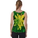 Yellow Sumac Bloom Velvet Tank Top View2