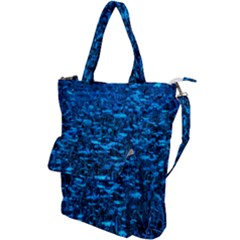 Blue Queen Anne s Lace Hillside Shoulder Tote Bag by okhismakingart