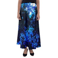 Cascade Of Flowers Flared Maxi Skirt