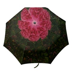 Round Pink Rose Folding Umbrellas by okhismakingart