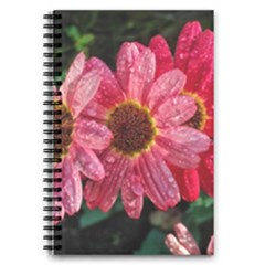 Three Dripping Flowers 5 5  X 8 5  Notebook by okhismakingart
