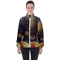 Star Mystical Fantasy Women s High Neck Windbreaker