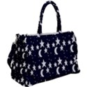 Starry Night Cartoon Print Pattern Duffel Travel Bag View2