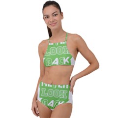 Never Look Back High Waist Tankini Set by Melcu