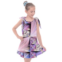 Fractal Art Artwork Digital Art Kids  Tie Up Tunic Dress