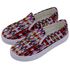 Cotton Weave Kids  Canvas Slip Ons by ArtworkByPatrick