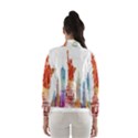 New York City Poster Watercolor Painting Illustrat Women s Windbreaker View2