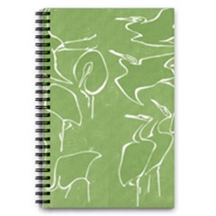 Katsushika Hokusai, Egrets From Quick Lessons In Simplified Drawing 5 5  X 8 5  Notebook by Valentinaart