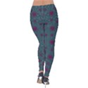 Lovely Ornate Hearts Of Love Velvet Leggings View2