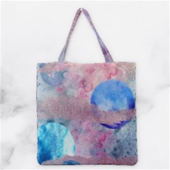 Abstract Clouds And Moon Grocery Tote Bag by charliecreates