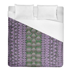 Decorative Juwel And Pearls Ornate Duvet Cover (full/ Double Size) by pepitasart