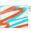 Abstract Colors Print Design Canvas Cosmetic Bag (XXXL) View2