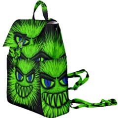 Monster Green Evil Common Buckle Everyday Backpack