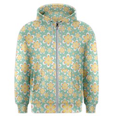 Seamless Pattern Floral Pastels Men s Zipper Hoodie by HermanTelo