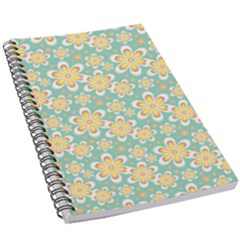 Seamless Pattern Floral Pastels 5 5  X 8 5  Notebook