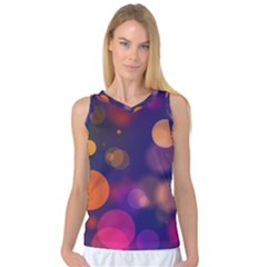 Seamless Pattern Design Tiling Women s Basketball Tank Top by HermanTelo