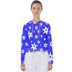 Star Background Pattern Advent Women s Slouchy Sweat