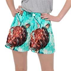 Tortoise Marine Animal Shell Sea Ripstop Shorts by HermanTelo