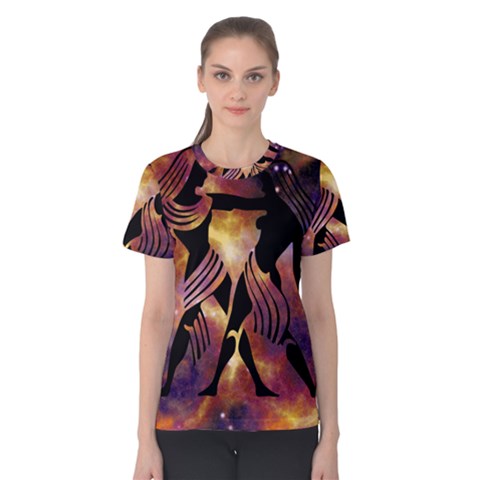 Zodiac Horoscope Astrology Women s Cotton Tee by HermanTelo