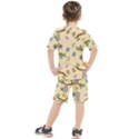 Sloth Neutral Color Cute Cartoon Kids  Tee and Shorts Set View2