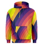 Background Rainbow Colors Colorful Men s Pullover Hoodie