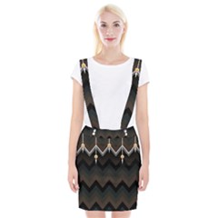 Background Pattern Non Seamless Braces Suspender Skirt by Pakrebo