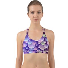 Abstract Background Circle Bubbles Space Back Web Sports Bra