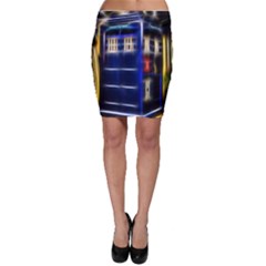 Famous Blue Police Box Bodycon Skirt