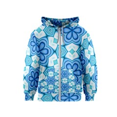 Pattern Abstract Wallpaper Kids  Zipper Hoodie