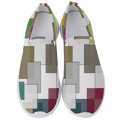 Wallpaper Texture Plaid Men s Slip On Sneakers by HermanTelo