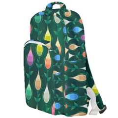 Tulips Seamless Pattern Background Double Compartment Backpack by HermanTelo