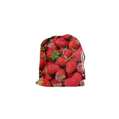 Strawberries Drawstring Pouch (xs)