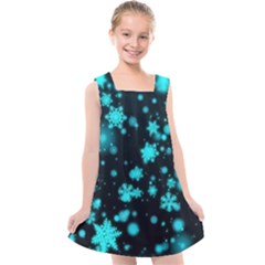 Background Black Blur Colorful Kids  Cross Back Dress