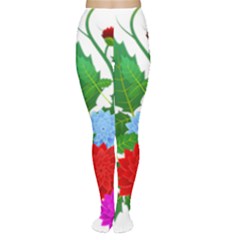 Flowers Floral Plants Nature Tights by Pakrebo