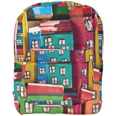 Houses Handmade Cultural Full Print Backpack