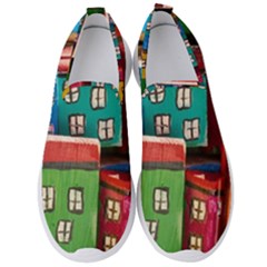 Houses Handmade Cultural Men s Slip On Sneakers