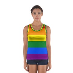 Lgbt Rainbow Pride Flag Sport Tank Top  by lgbtnation