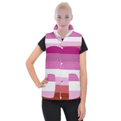 Lesbian Pride Flag Women s Button Up Vest by lgbtnation