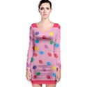 Cupcakes Food Dessert Celebration Long Sleeve Bodycon Dress View1